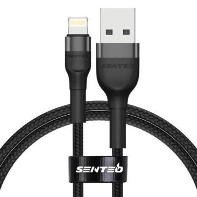 Кабель SENTEO SM-05 Onyx series 2.4A USB to Lightning 1m (Black)