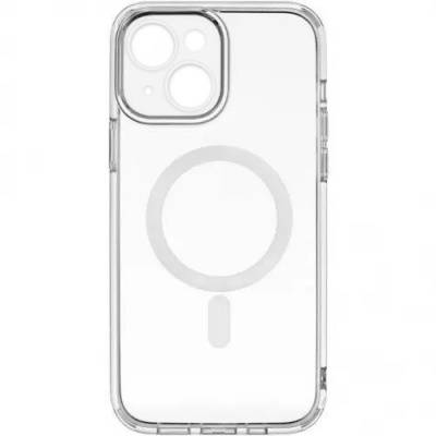 Силіконовий чохол MagSafe Full Camera для Apple iPhone 14 (Прозорий)