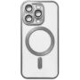 Чохол TPU Metallic Full Camera with Magsafe для Apple iPhone 16 Pro Max (Matte Silver)