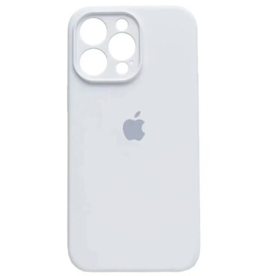iPhone 16 Pro Max Silicon Case FULL Camera №9 White