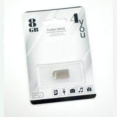 USB 8Gb Hi-Rali Shuttle Silver