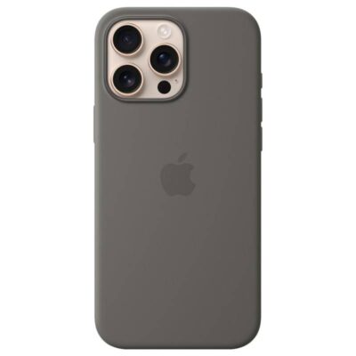 iPhone 16 Pro Max Silicon Case FULL №23 Grey