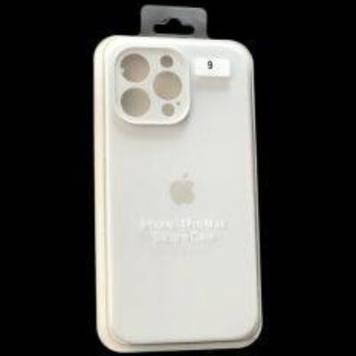 IPhone 13 Pro Silicon Case FULL Camera №9 White