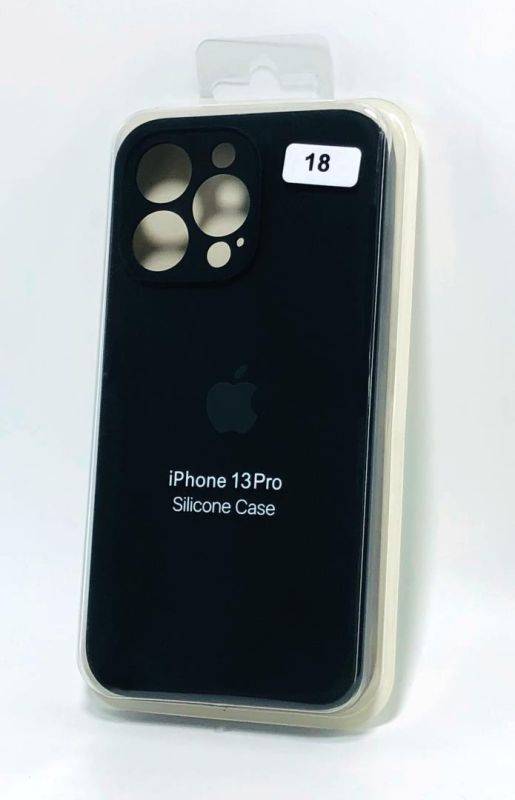 IPhone 13 Pro Silicon Case FULL Camera №18 Black