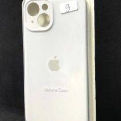 iPhone 13 Silicon Case FULL Camera №9 White