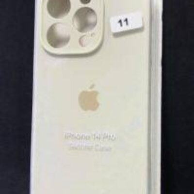 iPhone 14 Pro Silicon Case FULL Camera №11 Antique white