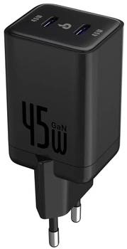МЗП Senteo T-06 USB-A/USB-C PD&QC3.0 45W Black