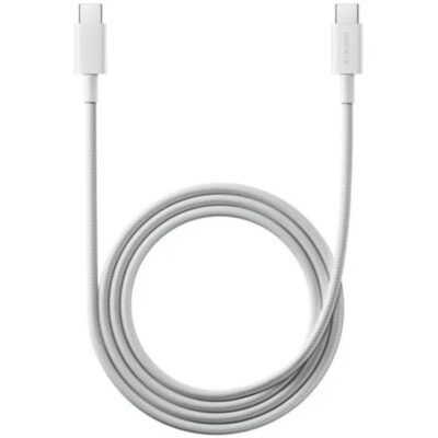 Кабель Xiaomi Braided Type-C-Type-C 6A 120W 1m (BHR087KGL) White