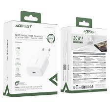 МЗП 1Port Acefast A130 USB-C PD 20W (white)
