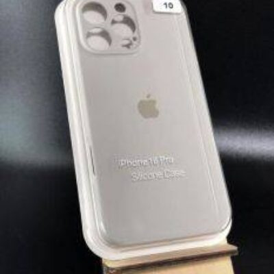 iPhone 16 Pro Silicon Case FULL Camera №10 Stone