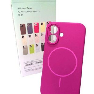 Чохол iPhone 14 Silicon BEATS with MagSafe №15 Sunset Purple