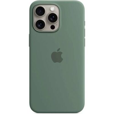 Silicone case with MagSafe для iPhone 15 Pro Max Cypress