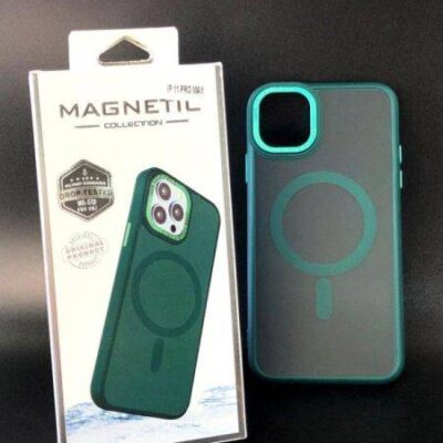 Чохол iPhone 13 Pro Silicon SPACE with MagSafe Green